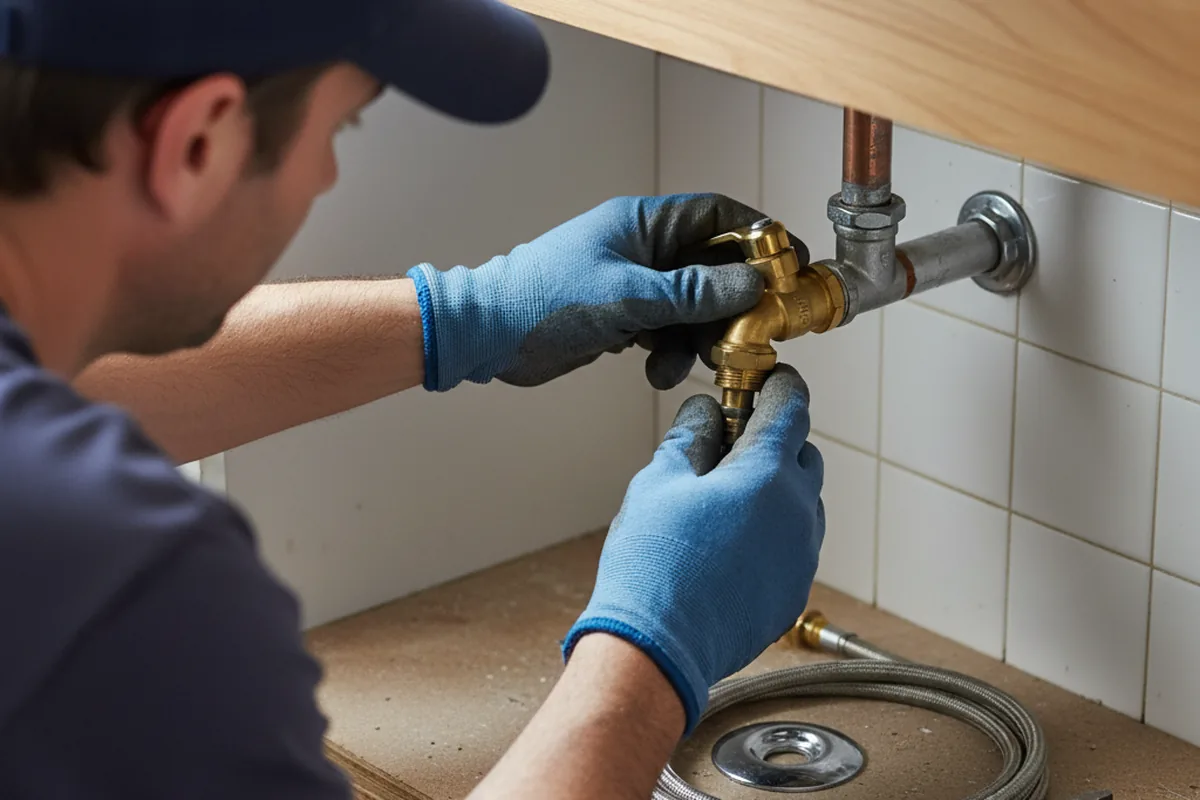 Shutoff valve and fitting work during Repiping in Dundee